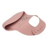 Babero Silicona Platinum Flores Kikkaboo Rosa