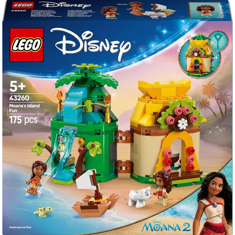 Lego 43260 - Diversión En La Isla De Moana Lego 43260 - Diversión En La Isla De Moana