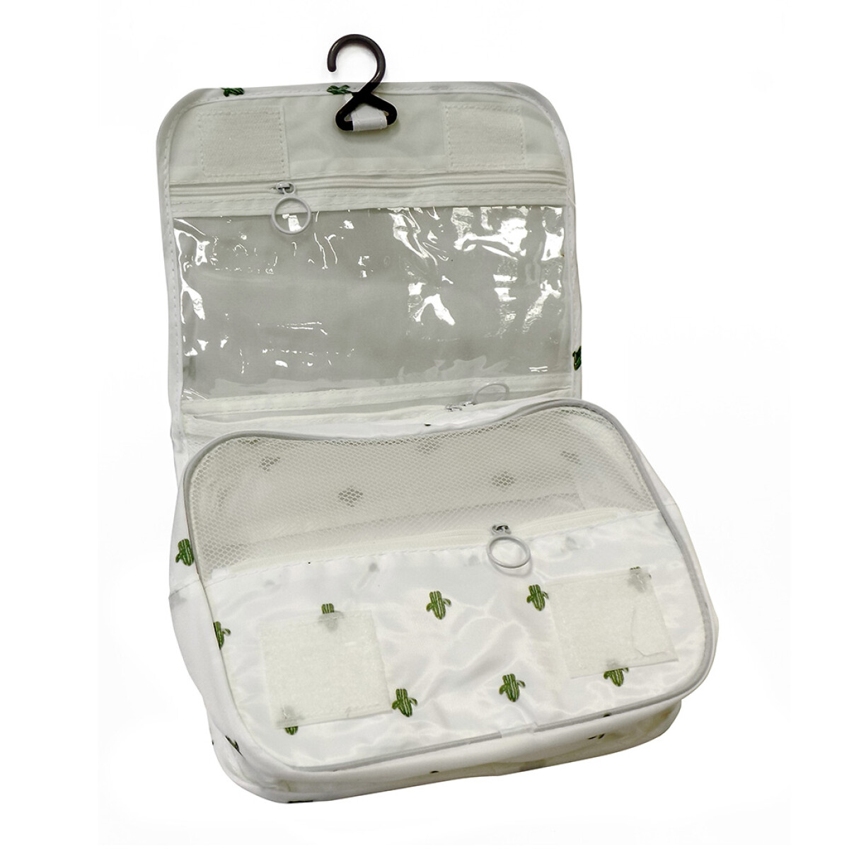 NECESSAIRE TELA TRAVEL CACTUS. 24X9.5X19CM 