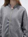 Campera Miukas Gris Melange