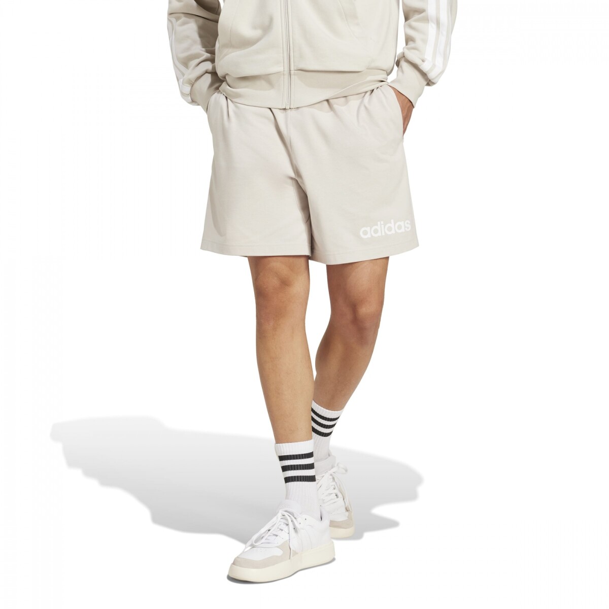 SHORT ADIDAS M LIN SJ SHO Hombre JC9346 - Beige-blanco 