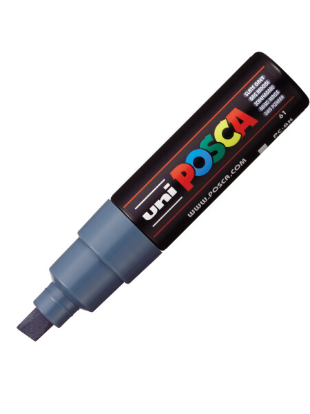 MARCADOR UNI POSCA 8 MM GRIS PIZARRA N/A