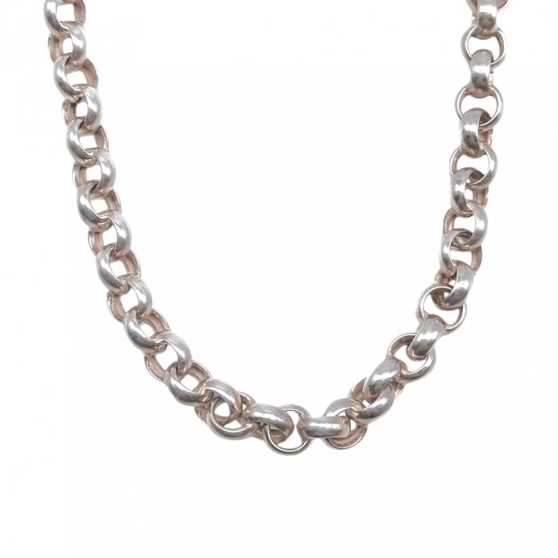 Cadena rolo y bolitas - Plata 925 - sin piedra -CD5088 sinpiedra