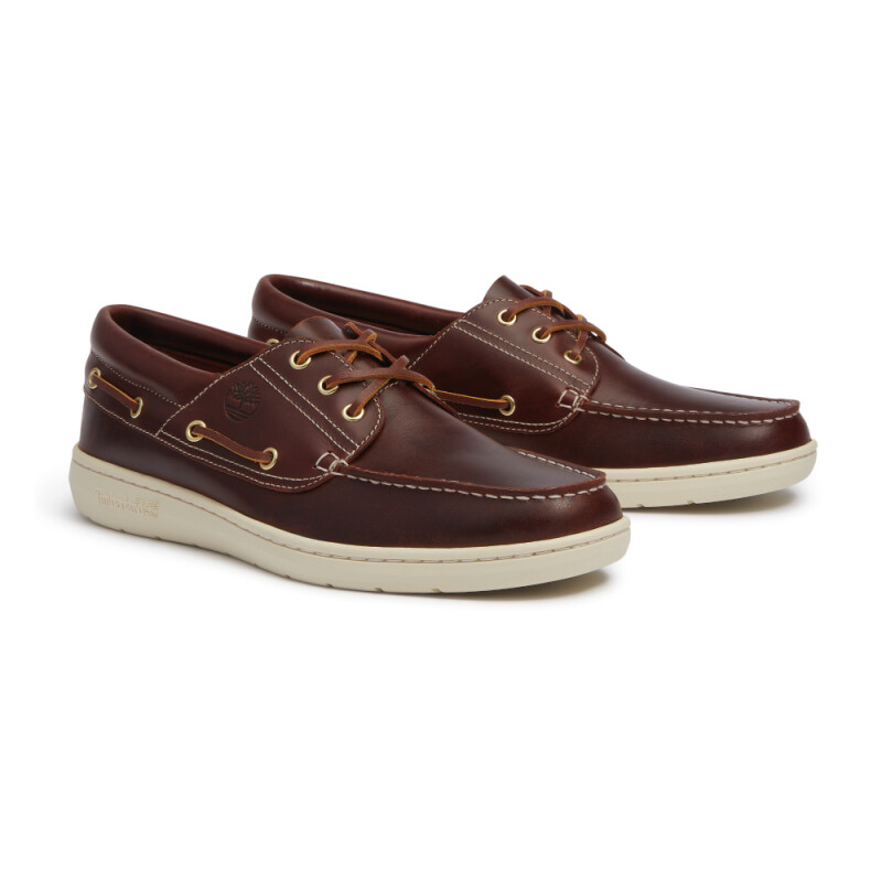 Zapatos Naúticos Portofino Pier Hombre Burgundy Full Grain