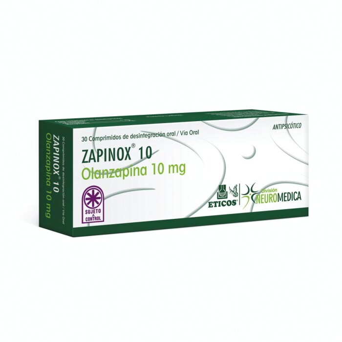 ZAPINOX 10 MG CJ X 30 COMP. única