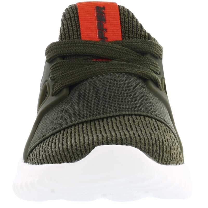 Championes Infantiles Topper Mamba Verde Oliva - Anaranjado