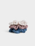 Skunzies Set por 3 Set De Scrunchies Combinadas - Combinacion Multicolor