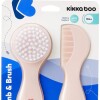 Set cepillo y peine KIKKABOO rosado