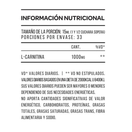 Carnitina Liquida Star Nutrition Lima Limón 500ML 001
