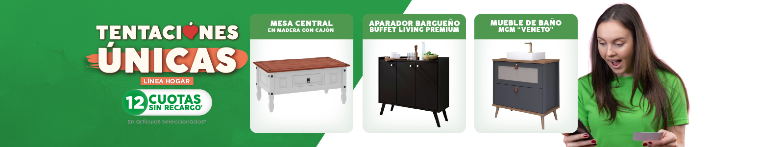 Encontrá todo para tu hogar en La Tentación, con respaldo garantido