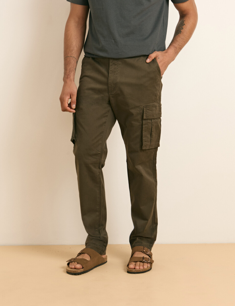 080562 PANTALON HARRY Oliva