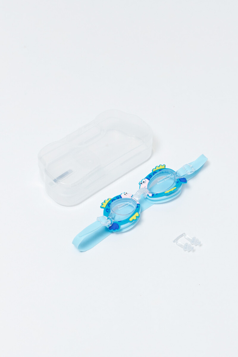 Lentes Para Agua Celeste