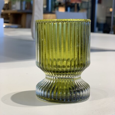 Candelero Nereida Vidrio Verde Candelero Nereida Vidrio Verde