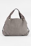 Bolso oversize canvas gris