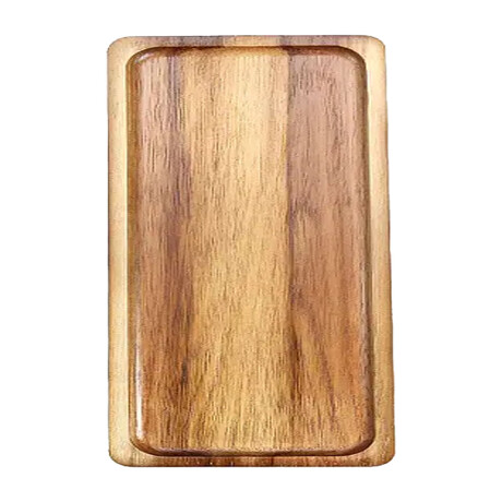 Bandeja de Bambú Rectangular para Servir 36x24x1.5Cm Roble Roble