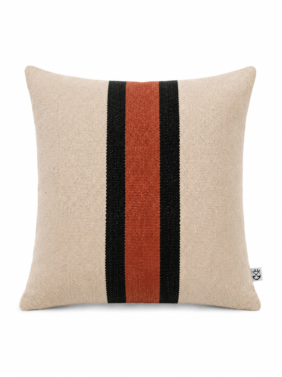 FUNDA DE ALMOHADON VANNES - TERRACOTA 