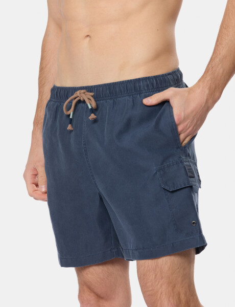 SHORT DE BAÑO CARGO Azul