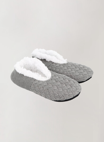 Pantumedias con antideslizante Gris melange