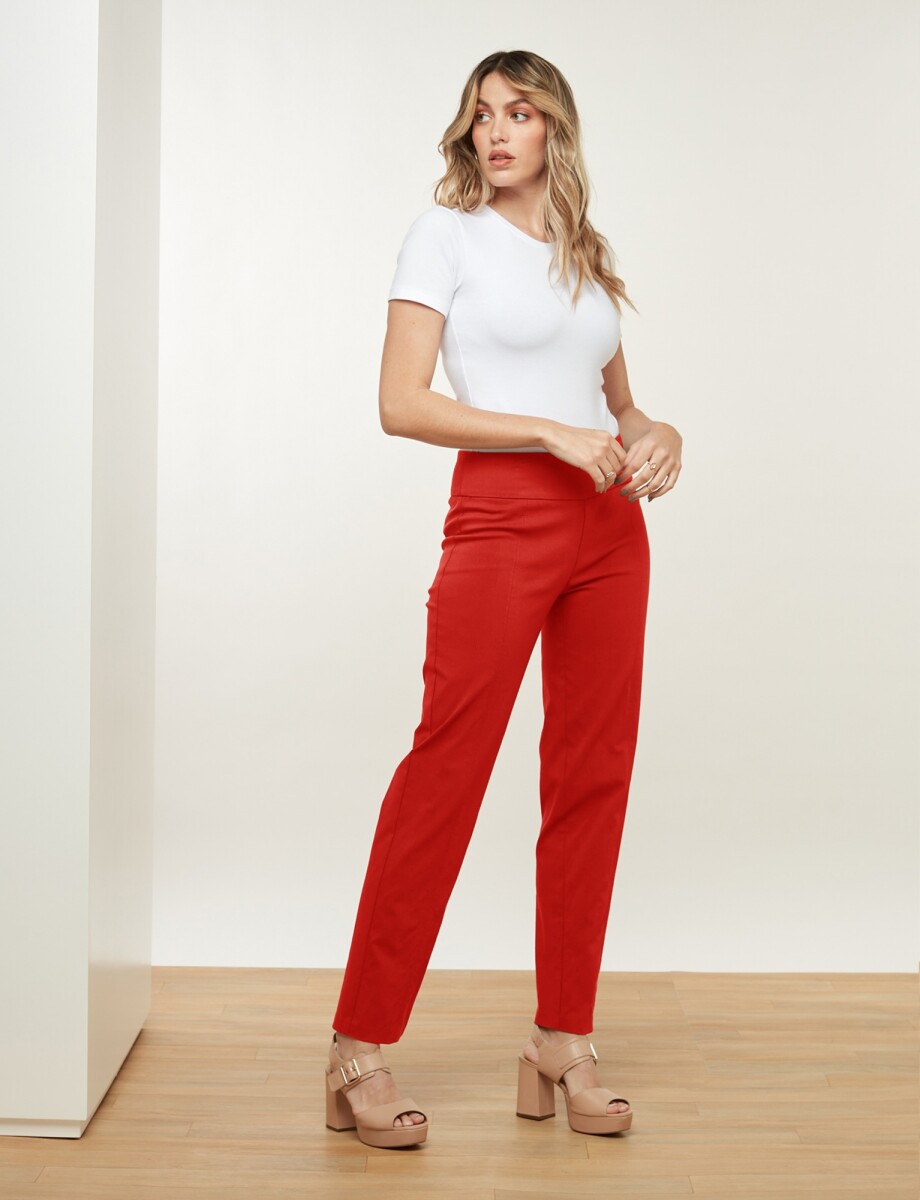 Pantalon Modelador - Rojo 