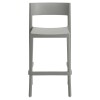 SILLA BAR PLAST GRIS Unica