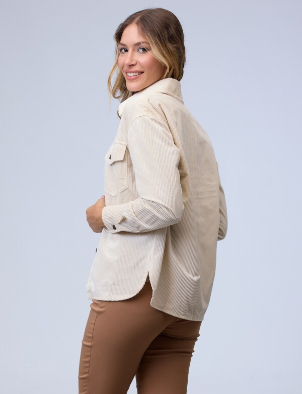 Sobrecamisa Corderoy CRUDO