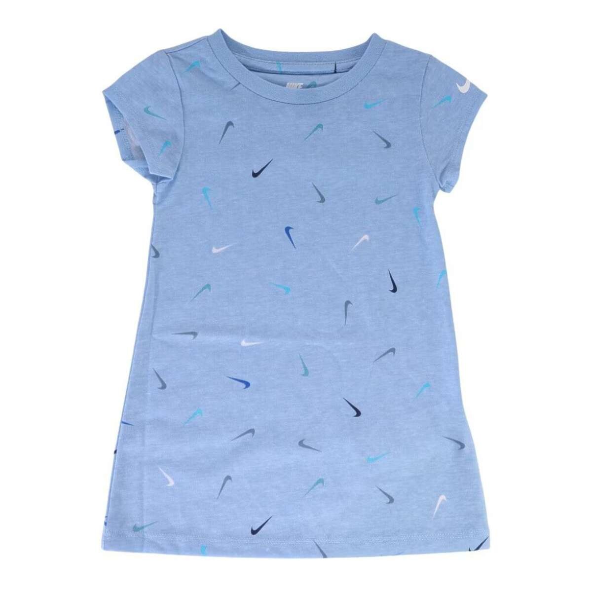NKG SWOOSH PRINTED TEE DRESS - Negro 