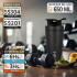 Vaso Termico Proteina Mezclador 650ml Shaker Acero Inoxidable Ss304 Batidos Con Tapa Imback Color Negro Vaso Termico Proteina Mezclador 650ml Shaker Acero Inoxidable Ss304 Batidos Con Tapa Imback Color Negro