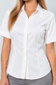 CAMISA C079 M/C CARTERON ESCONDIDO RUEDO ITALIANO Blanco