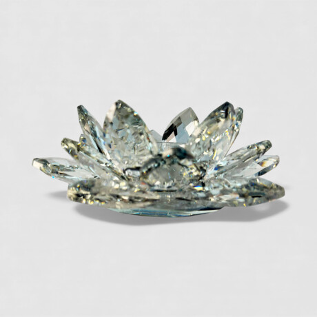 Centro De Mesa Flor De Loto Transparente