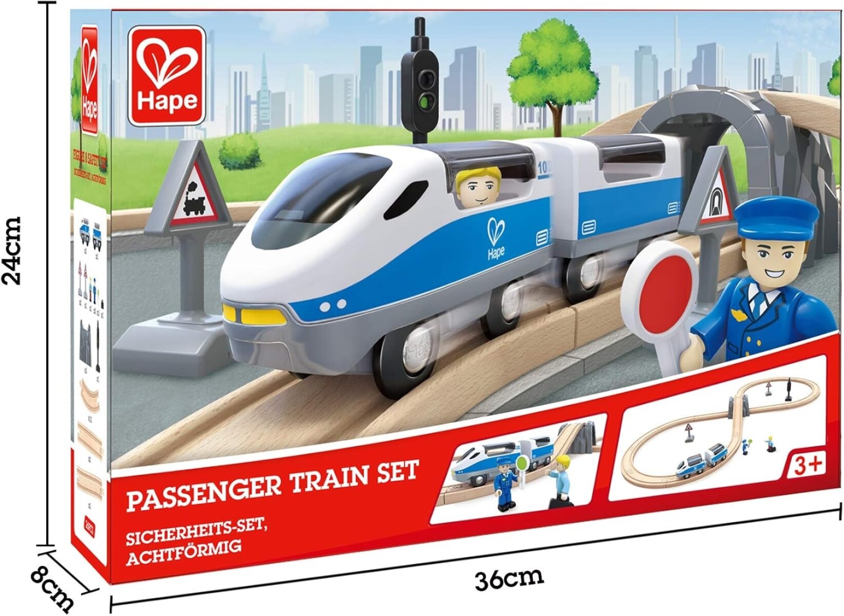 Juego de ferrocarril de tren de seguridad 