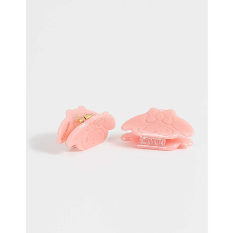 Set De Broches ''my Melody'' Rosa Claro