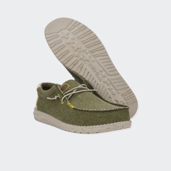 Zapatos Hey Dude Wally Coastline Jute Verde