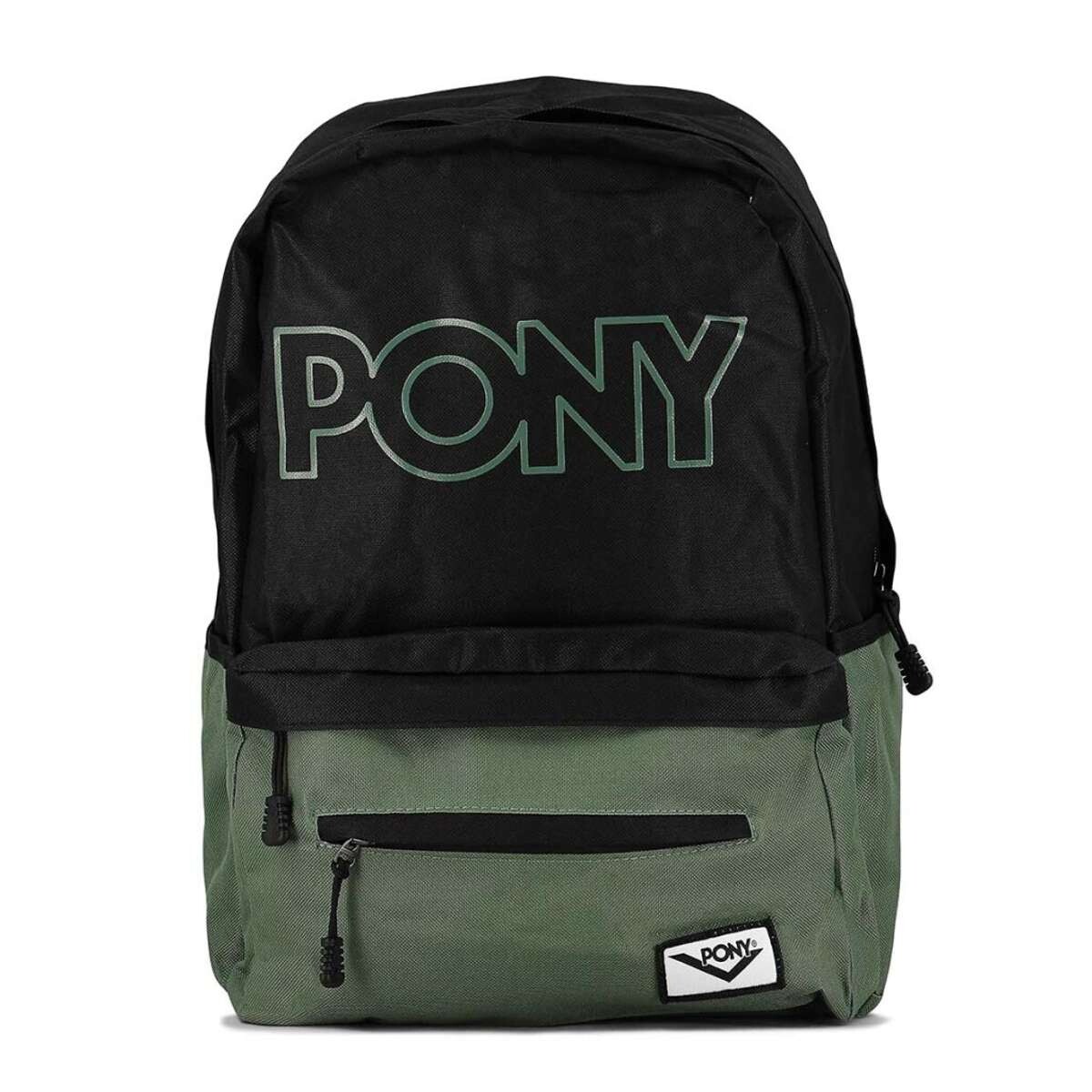 Pony Mochila Soho - Gris-Negro 