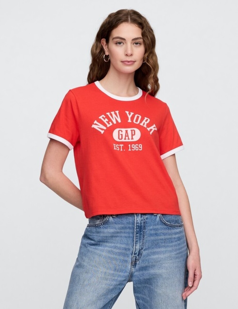 Remera Gráfico Mujer - Poster Red 