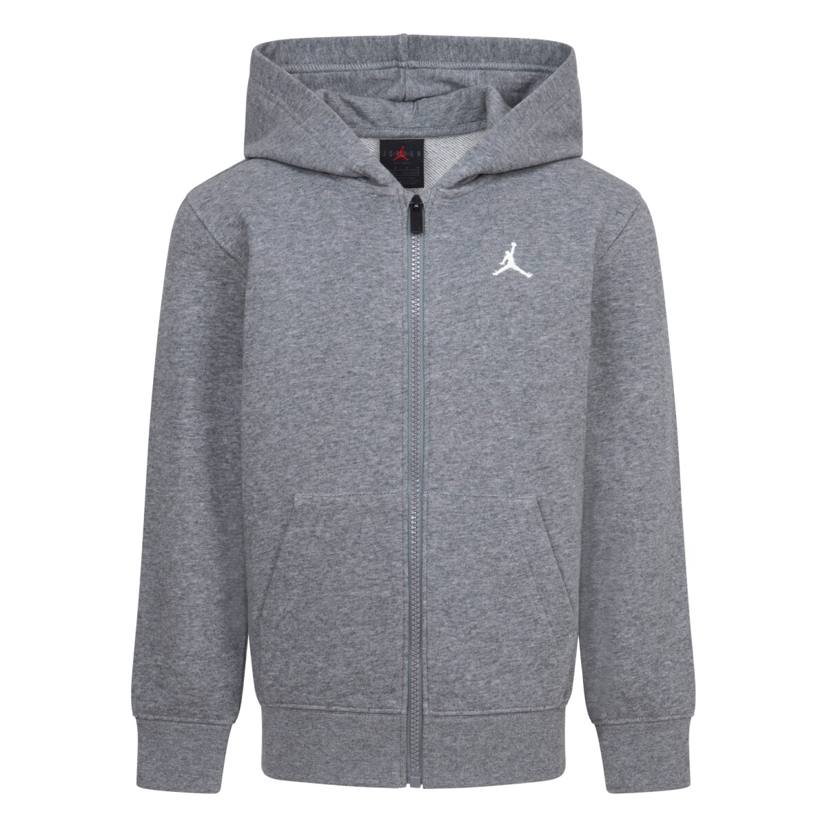 Abrigo MJ Brooklyn Ft Con cierre Hoodie de Niño - Gris 