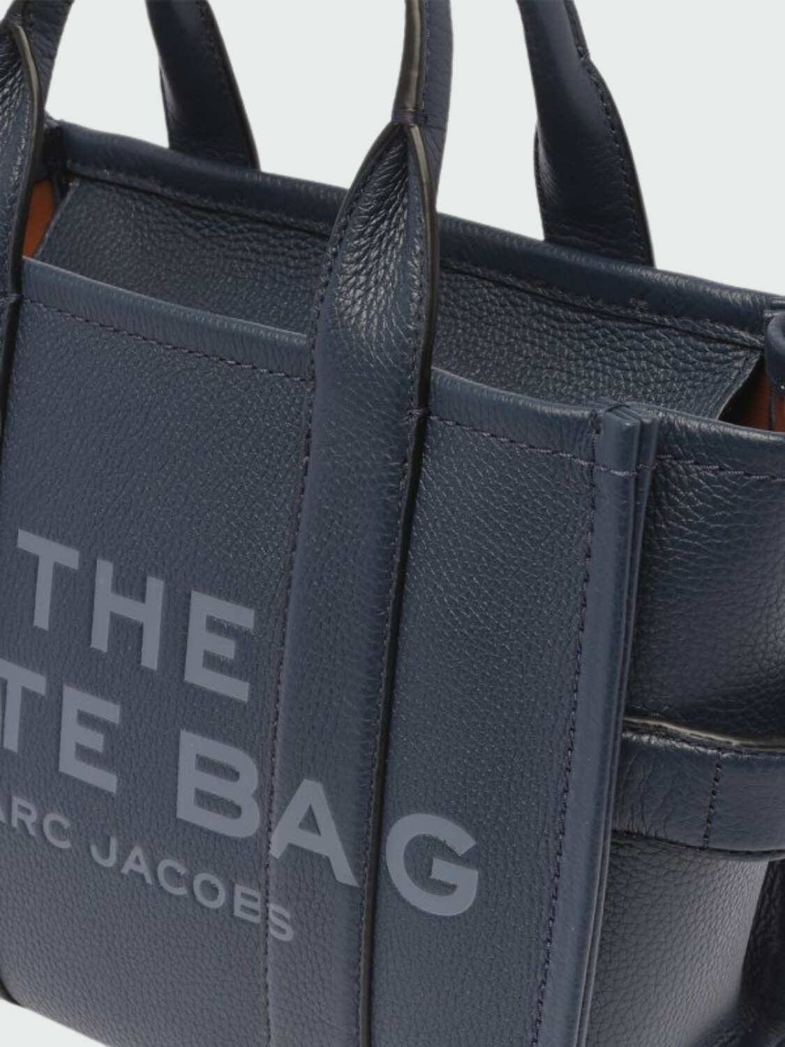 MARC JACOBS - THE LEATHER SMALL TOTE BAG Azul