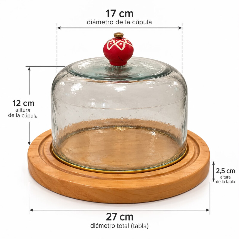 Quesera Artesanal de Damajuana de Vidrio Reciclada con Base de Madera Quesera Artesanal de Damajuana de Vidrio Reciclada con Base de Madera
