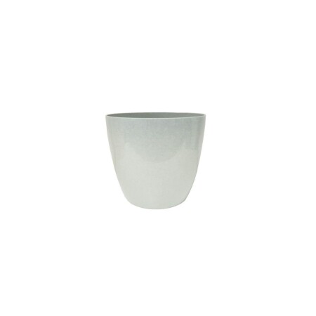 MACETA REDONDA 22 CM UMBRA GRIS PIEDRA GRIS