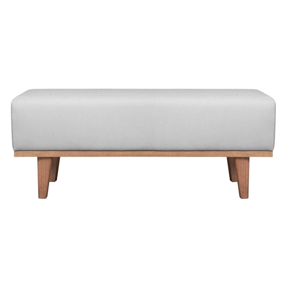 PIE DE CAMA MADERA GRIS BURDEOS