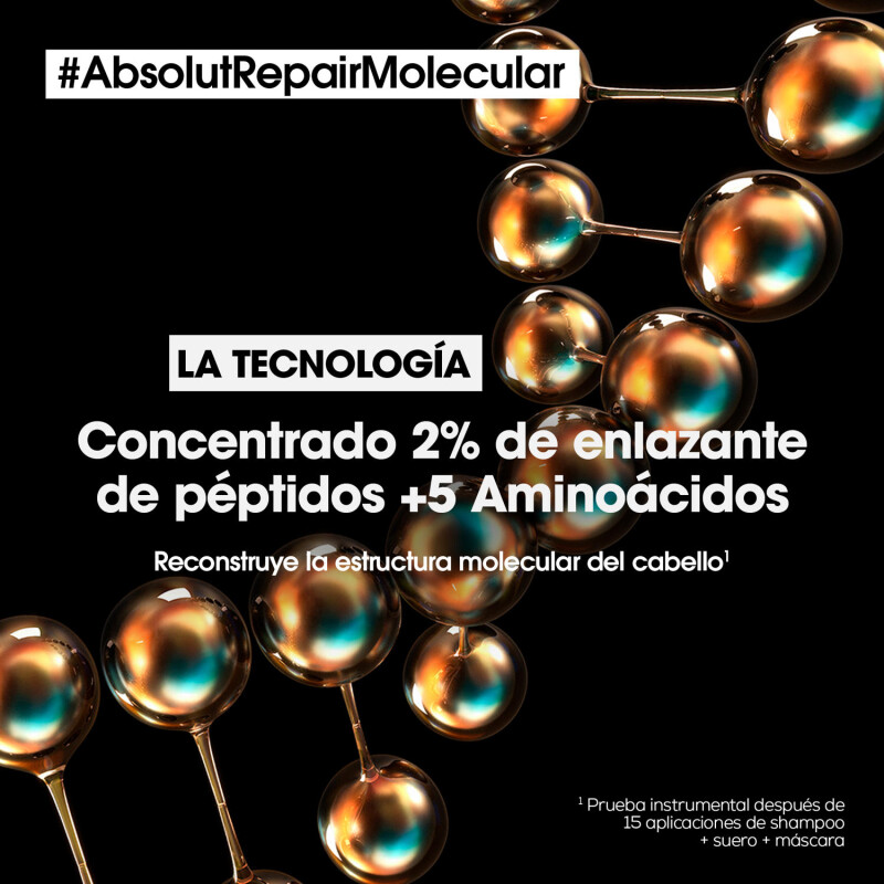 Shampoo L'Oréal Prof Absolute Repair Molecular 300ml Shampoo L'Oréal Prof Absolute Repair Molecular 300ml