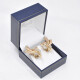Caravanas Antiguas En Oro 18K Y Brillantes Caravanas Antiguas En Oro 18K Y Brillantes