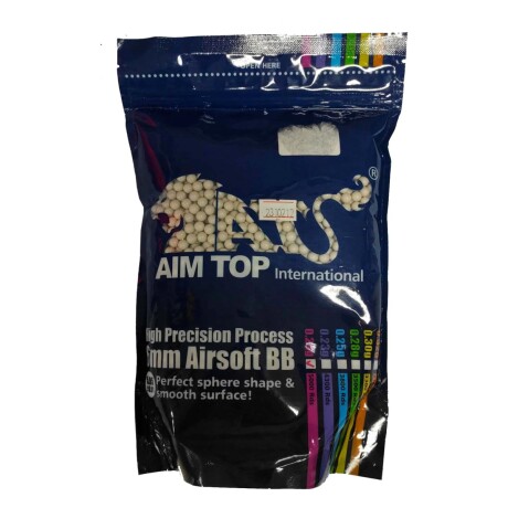 Balines Aimtop 6mm Biodeg. 20grs Balines Aimtop 6mm Biodeg. 20grs