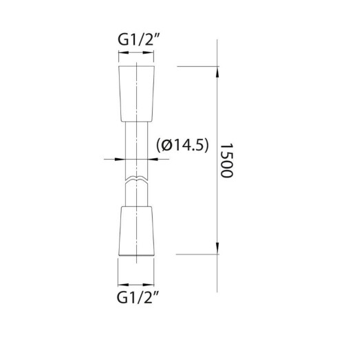 Flexible Negro Mate Pvc - 1.75M 000