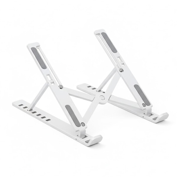 Soporte Plegable Notebook Laptop Ergonomico Calidad Pro Color Variante Blanco