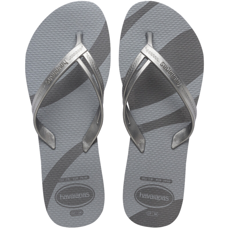 Sandalias Havaianas Elegance Print Grafito Nuevo Grafito