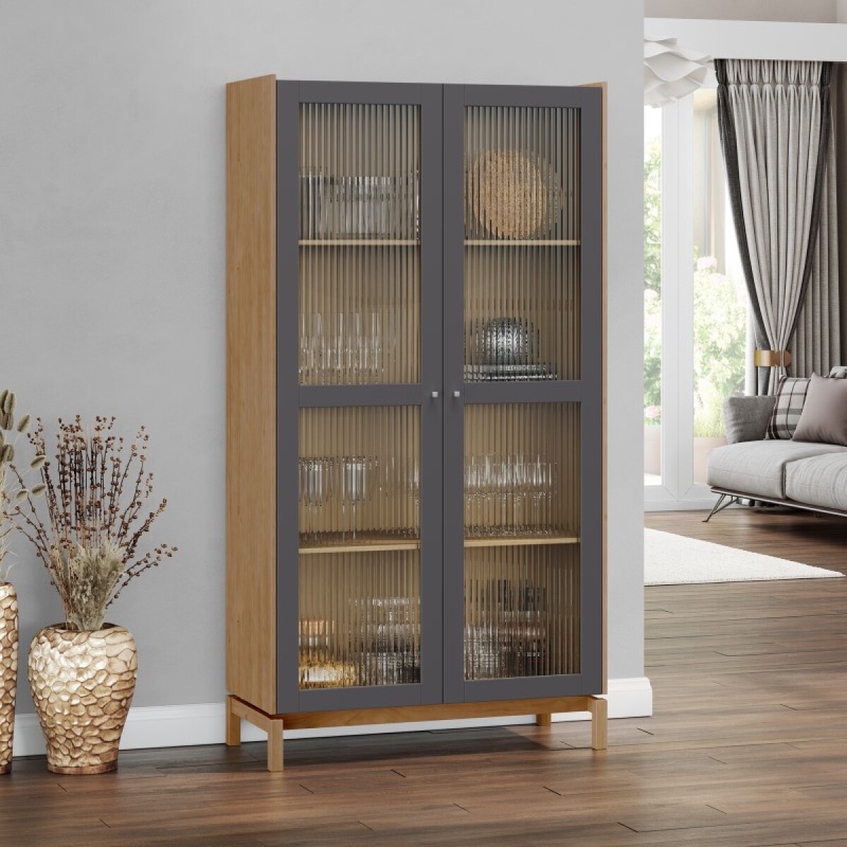 Cristalero 2 Puertas 1.90 Barcelona 