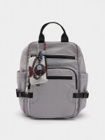 Mochila De Nylon Con Colgante crudo
