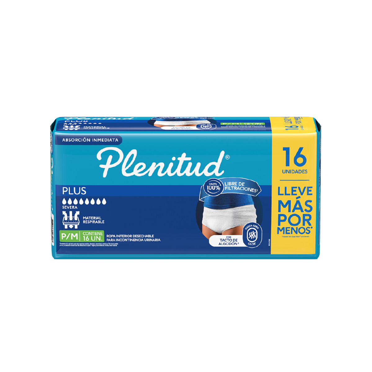 PLENITUD PROTEC PLUS ROPA INTERI P/MED N 