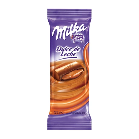 CHOCOLATE MILKA 135GRS DOBLE DULCE DE LECHE CHOCOLATE MILKA 135GRS DOBLE DULCE DE LECHE
