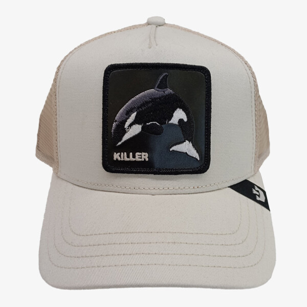 Gorra Goorin Bros Trucker Baseball - The Killer Orca Crema